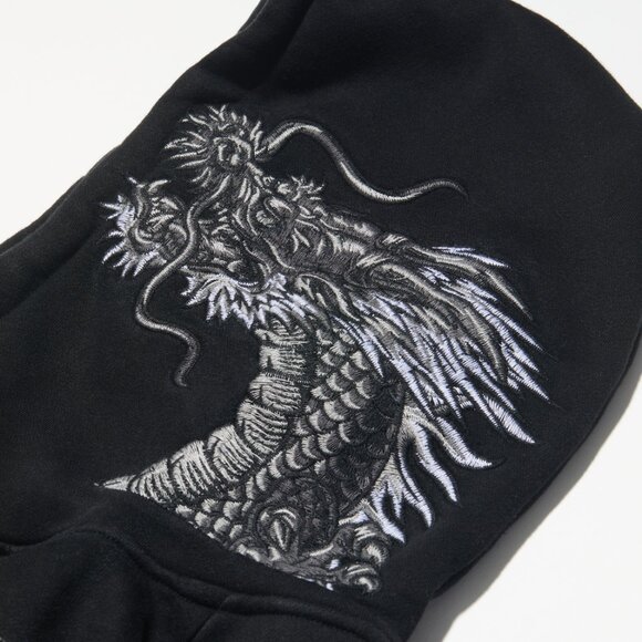 Smokerise Black Dragon Embroidered Hoodie🐉🖤 - Picture 2 of 5